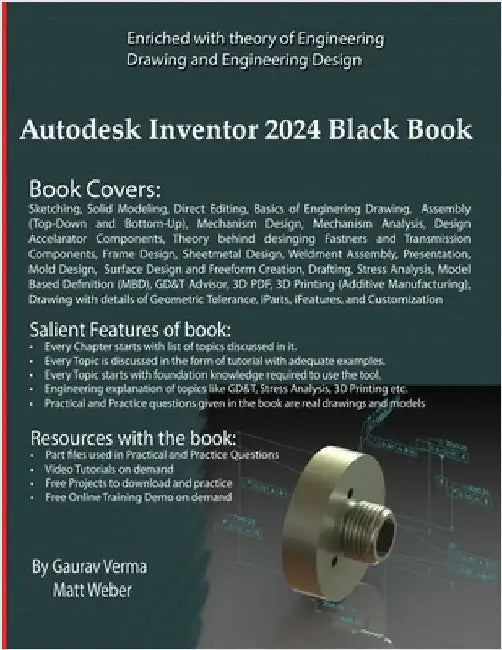 Autodesk Inventor 2024 Black Book by Verma, Gaurav
