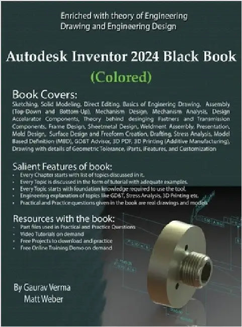 Autodesk Inventor 2024 Black Book by Verma, Gaurav