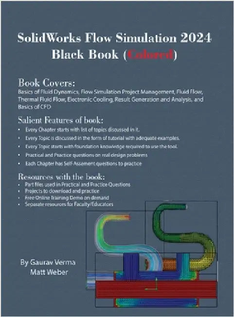 SolidWorks Flow Simulation 2024 Black Book by Verma, Gaurav