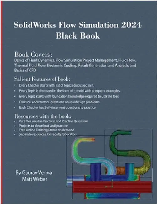 SolidWorks Flow Simulation 2024 Black Book by Verma, Gaurav