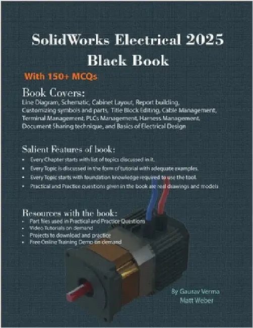 SolidWorks Electrical 2025 Black Book by Verma, Gaurav