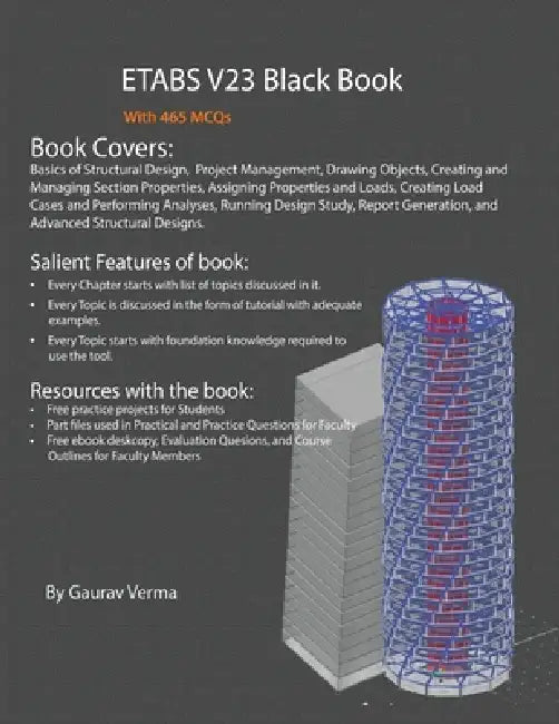 ETABS V23 Black Book by Gaurav Verma