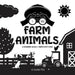 I See Farm Animals: A Newborn Black & White Baby Book (High-Contrast Design & Patterns) (Cow, Horse, Pig, Chicken, Donkey, Duck, Goose, Do by Lauren Dick