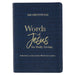 366 Devotions Words of Jesus for Daily Living Reflections on the Greatest Words Ever Spoken, Blue Faux Leather by Christianart Gifts
