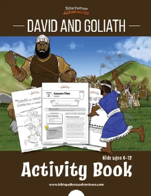 David and Goliath Activity Book by Bible Pathway Adventures