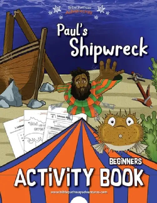 Paul's Shipwreck Activity Book by Bible Pathway Adventures