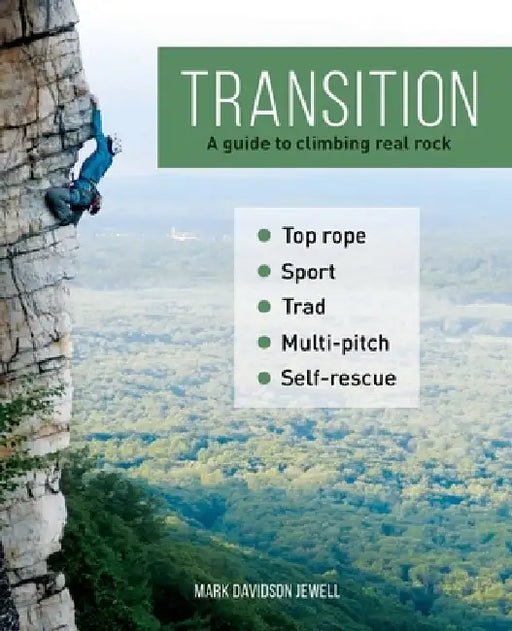 Transition: A guide to climbing real rock by Mark Davidson Jewell