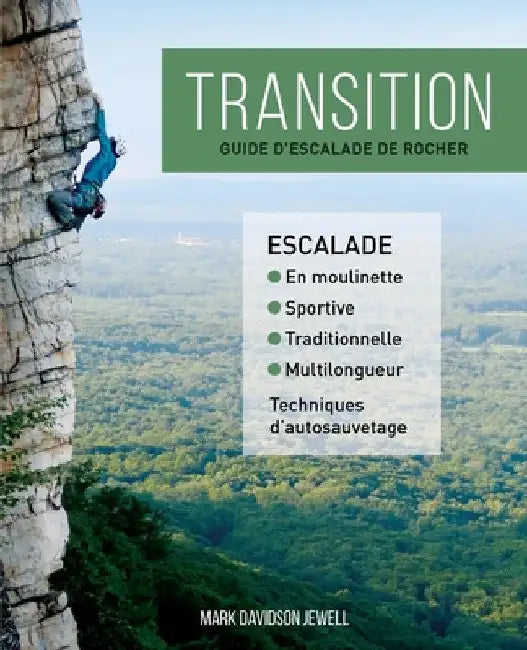Transition: guide d'escalade de rocher by Mark Davidson Jewell