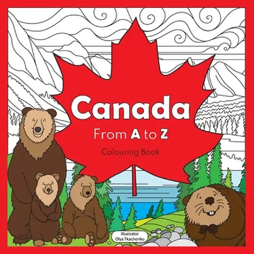 Canada from A to Z: coloring book by Tkachenko