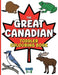 The Great Canadian Toddler Colouring Book by Baby Bean Books