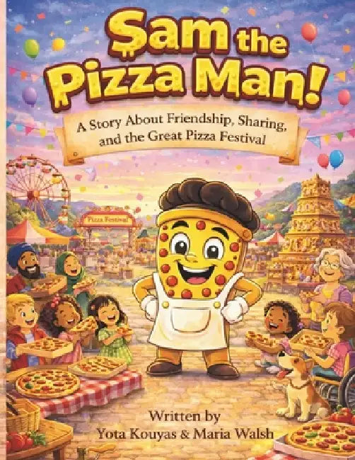 Sam the Pizza Man: A Story About Friendship, Sharing & The Great Pizza Festival by Maria Walsh, Yota Kouyas