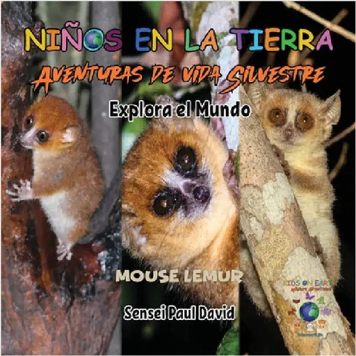 Niños en la Tierra Aventuras de vida Silvestre - Explora el Mundo Mouse Lemur - Madagascar by David, Sensei Paul