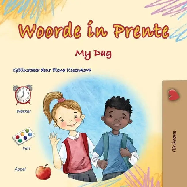 Words in Pictures - My Day (Afrikaans Children's Book) by Books, Kidkiddos