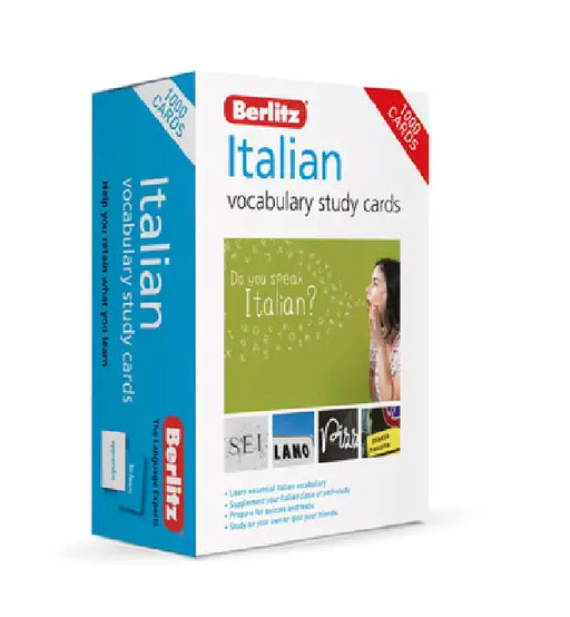 Berlitz Vocabulary Study Cards Italian (Language Flash Cards) by Berlitz Publishing Company