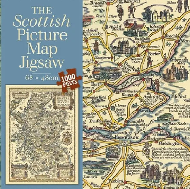 The Scottish Picture Map Jigsaw by A. E. Taylor