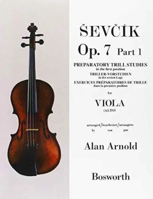 Viola Studies Op. 7 Part 1: Preparatory Trill Studies by Otakar Sevcik