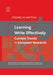 Learning to Write Effectively: Current Trends in European Research by Mark Torrance, Denis Alamargot, Montserrat Castelló