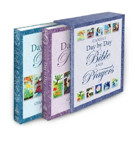 Candle Day by Day Bible and Prayers Gift Set by Juliet David