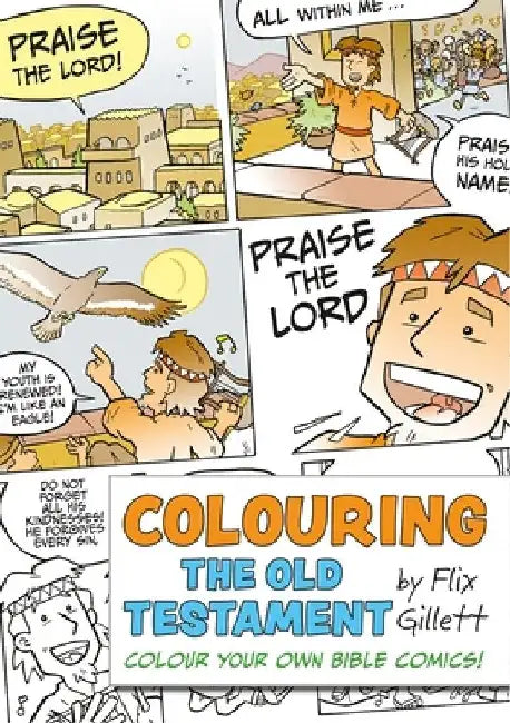 Colouring the Old Testament: Colour Your Own Bible Comics! by Flix Gillett
