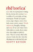 Rhetorica: A Toolkit of 21 Everyday Writing Techniques by Scott Keyser