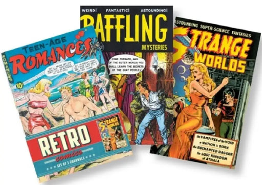 Retro Comics Set of 3 Journals by Ilex Press