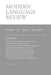 Modern Language Review (112: 2) April 2017 by D. F. Connon