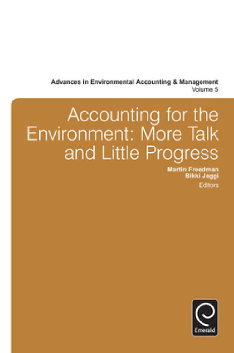 Accounting for the Environment by Martin Freedman, Bikki Jaggi