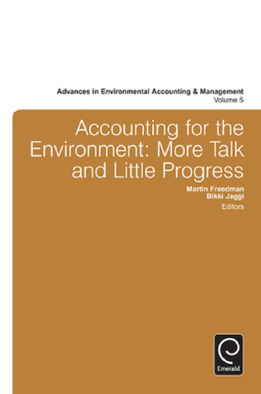 Accounting for the Environment by Martin Freedman, Bikki Jaggi