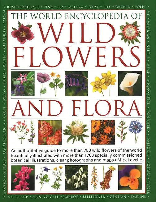 The World Encyclopedia of Wild Flowers & Flora: An Expert Reference and Identification Guide to Over 1730 Wild Flowers and Plants from Every Continent by Michael Lavelle