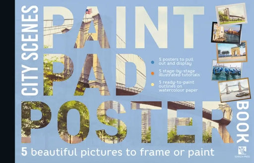 Paint Pad Poster Book: City Scenes by Various