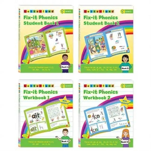 Fix-it Phonics - Level 3 - Student Pack (2nd Edition) by Lisa Holt