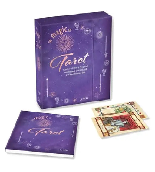The Magic of Tarot: Includes a Full Deck of 78 Specially Commissioned Tarot Cards and a 64-Page Illustrated Book [With Book(s)] by Liz Dean