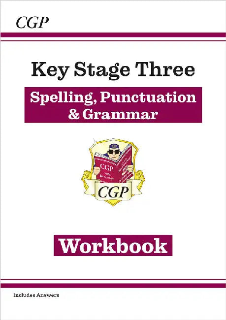 KS3 Spelling, Punctuation & Grammar Workbook (with answers) by CGP Books