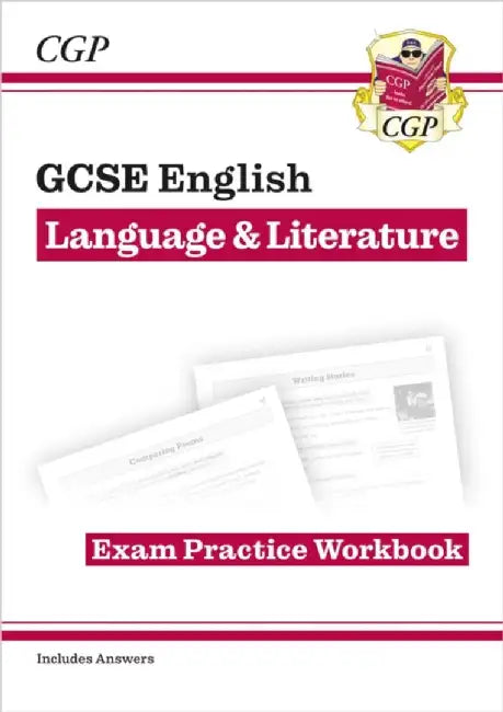 GCSE English Language & Literature Exam Practice Workbook (includes Answers) by CGP Books