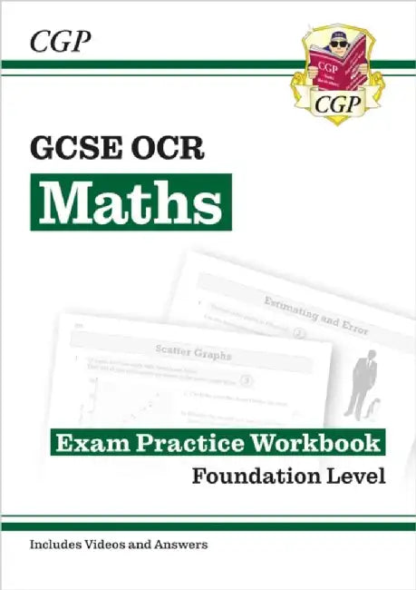 GCSE Maths OCR Exam Practice Workbook: Foundation - includes Video Solutions and Answers by CGP Books