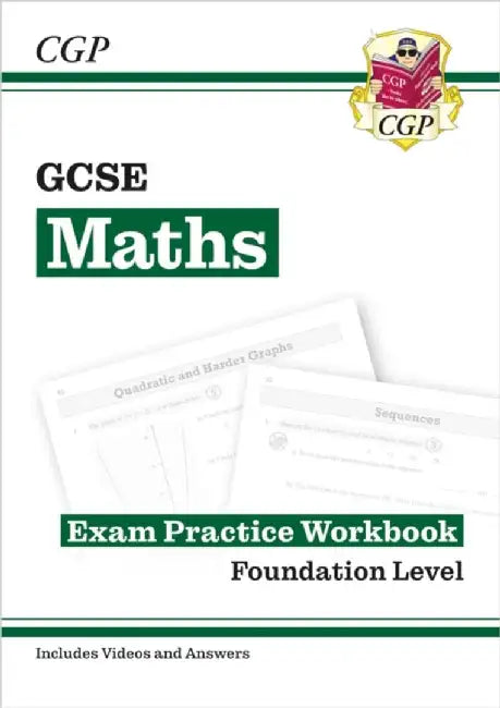 GCSE Maths Exam Practice Workbook: Foundation - includes Video Solutions and Answers by CGP Books