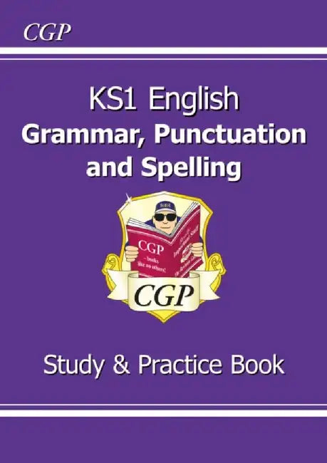 KS1 English Grammar, Punctuation & Spelling Study & Practice Book by CGP Books