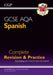 GCSE Spanish AQA Complete Revision & Practice: with Online Edition & Audio (For exams in 2025) by CGP Books
