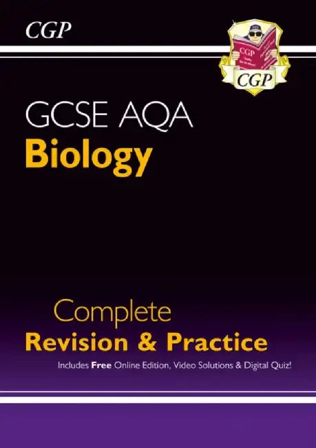 GCSE Biology AQA Complete Revision & Practice includes Online Ed, Videos & Quizzes by CGP Books