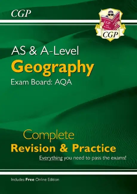 A-Level and AS Geography: AQA Complete Revision & Practice (with Online Edition) by CGP Books