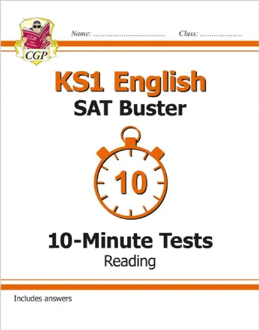 KS1 English SAT Buster 10-Minute Tests: Reading (for end of year assessments) by CGP Books