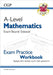 A-Level Maths Edexcel Exam Practice Workbook (includes Answers) by CGP Books