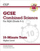 GCSE Combined Science: AQA 10-Minute Tests - Higher (includes answers) by CGP Books