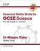 GCSE Science: Essential Maths Skills 10-Minute Tests - Higher (includes answers) by CGP Books