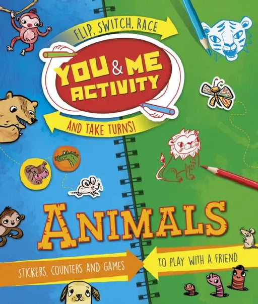 You & Me Activity: Animals: Stickers, Counters and Games to Play with a Friend by Moira Butterfield