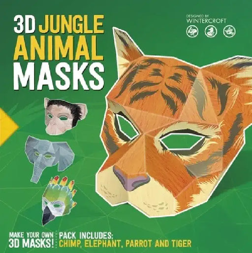 3D Jungle Animal Masks by Steve Wintercroft