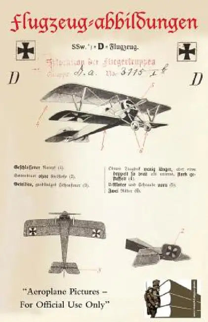 Flugzeug-Abbildungen - Ausgabe: A. FUR MANNSCHAFTEN"Aeroplane pictures for official use only edition .. A. For teams." by Anon