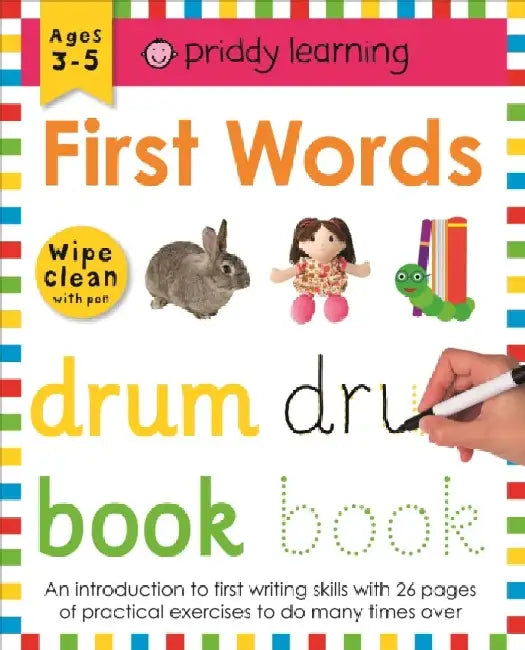 Wipe Clean Workbook: First Words by Priddy Books