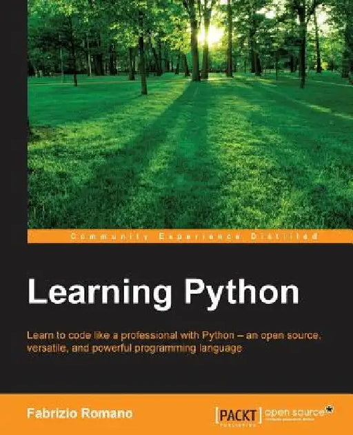 Learning Python by Fabrizio Romano
