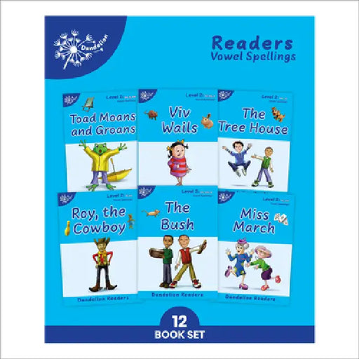 Phonic Books Dandelion Readers Vowel Spellings Level 2 VIV Wails: Decodable Books for Beginner Readers Vowel Teams by Phonic Books